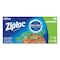 Ziploc Resealable Sandwich Bags, 1.2 mil, 6.5 in. x 5.88 in., Clear, PK1080, 1080PK 664545 - alternate 1